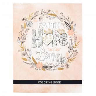 CLR 043 Fargebok- Faith Hope Love